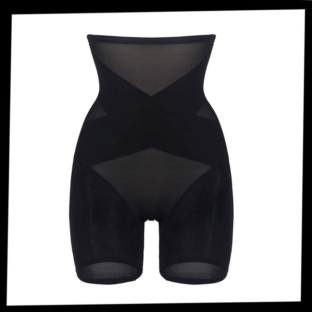 Soutien-gorge e cueca modeladora alta da marca Eastjing, com tecido ajustado e detalhe de acabamento confortável.