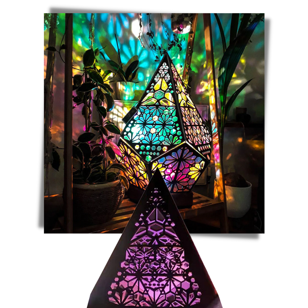 Luminária de piso LED estilo boho da Xiaxaixu com luz colorida e design colorido e moderno.