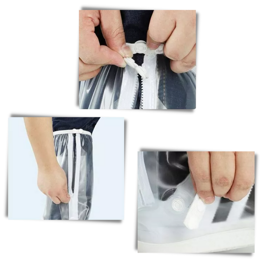Couvre-chaussures impermeáveis da marca Generic, sobre-saídas de proteção para calçados, fácil de usar e resistente à água.