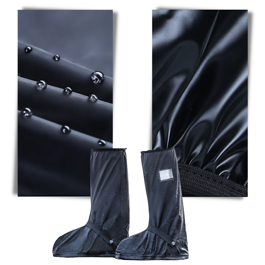 Couvre-chaussures impermeáveis da marca Generic, proteção para calçados durante chuva ou lama, feito de material resistente.