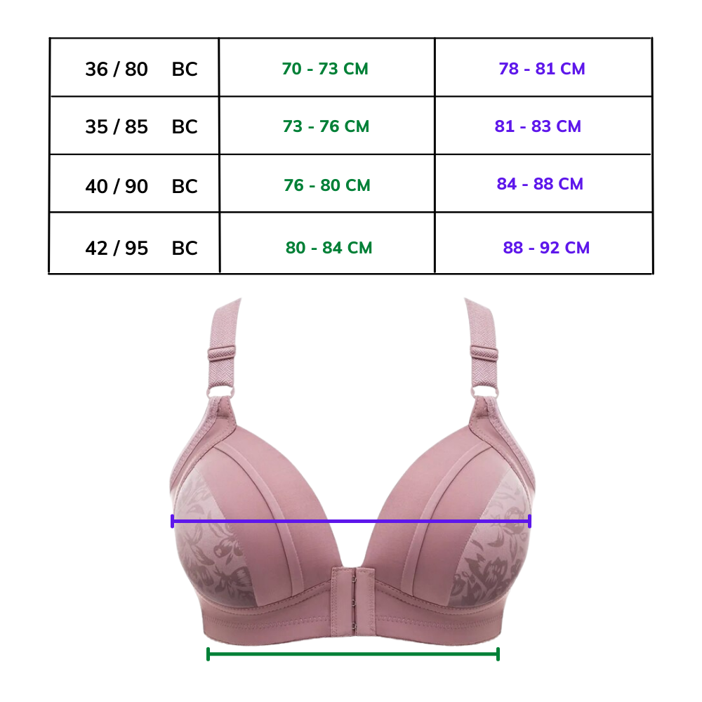 Soutien-gorge rehaussant sem fio da Naiflowers, lingerie confortável e de suporte, em tecido macio na cor nude.