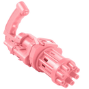 Pistola de bolhas automática Aprezo, brinquedo de atividade rosa com mandar as bolhas de forma divertida e colorida.