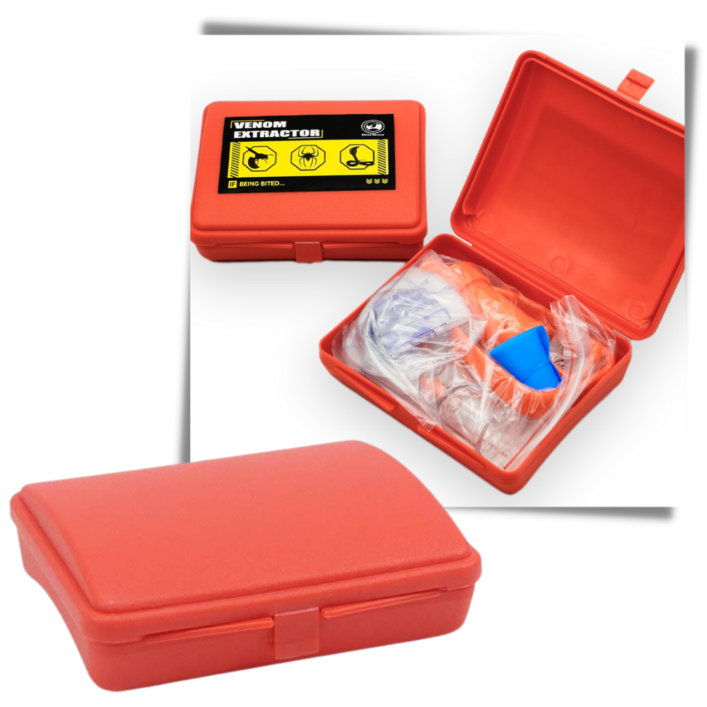 Kit de primeiros socorros portátil para extração de veneno, marca Livabit, com ferramentas de emergência para acidentes com animais peçonhentos