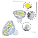 Conjunto de 3 lâmpadas LED econômicas da marca Sodial, destacando o design compacto e eficiência energética.
