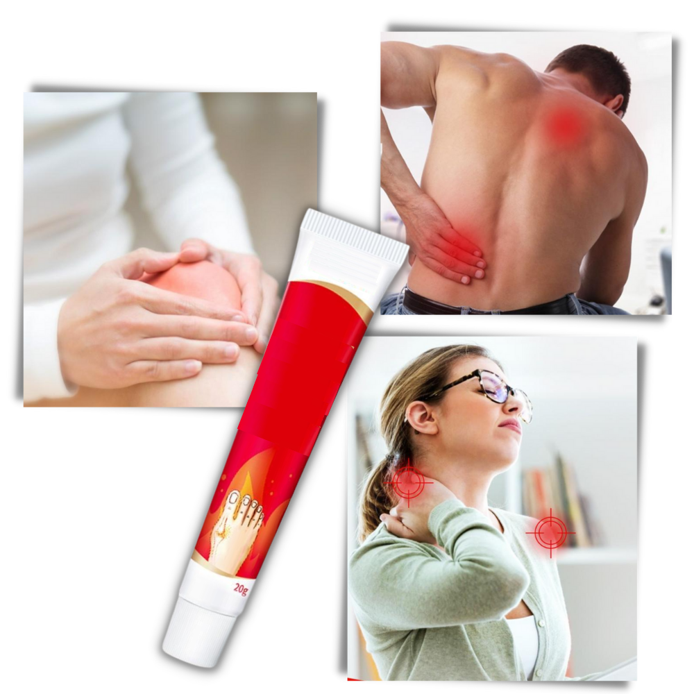 Creme anti-inflamatória Aomeily para oignons do pé, hidratante e aliviadora, ideal para cuidado dos pés com inflamações.