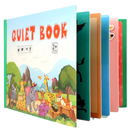 Livro de atividades pedagógicas Montessori Blue Scratch com imagens de animais para brinquedos educativos para crianças