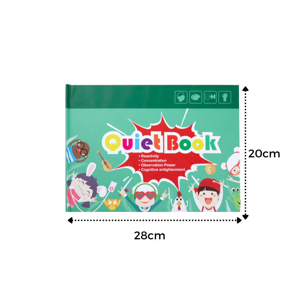 Livro de atividades pedagógicas Montessori Blue Scratch, brinquedos educativos com páginas interativas para crianças.