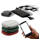 Estojo de silicone Dido para acessórios eletrônicos, proteção resistente para cabos e pequenos dispositivos de áudio.