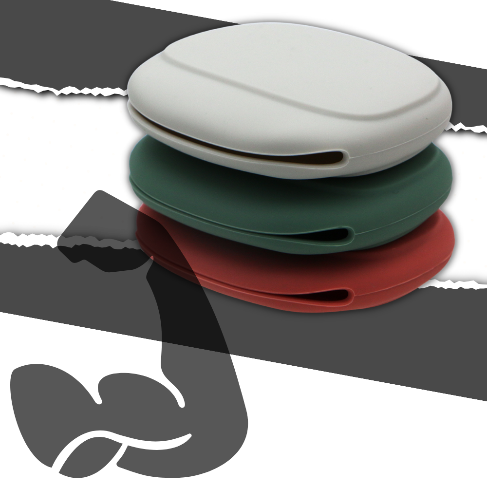 Estojo de silicone Dido para pequenos acessórios eletrônicos, compatível com acessórios de áudio, resistente e de alta qualidade.
