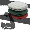 Estojo de silicone Dido para pequenos acessórios eletrônicos, compatível com acessórios de áudio, resistente e de alta qualidade.