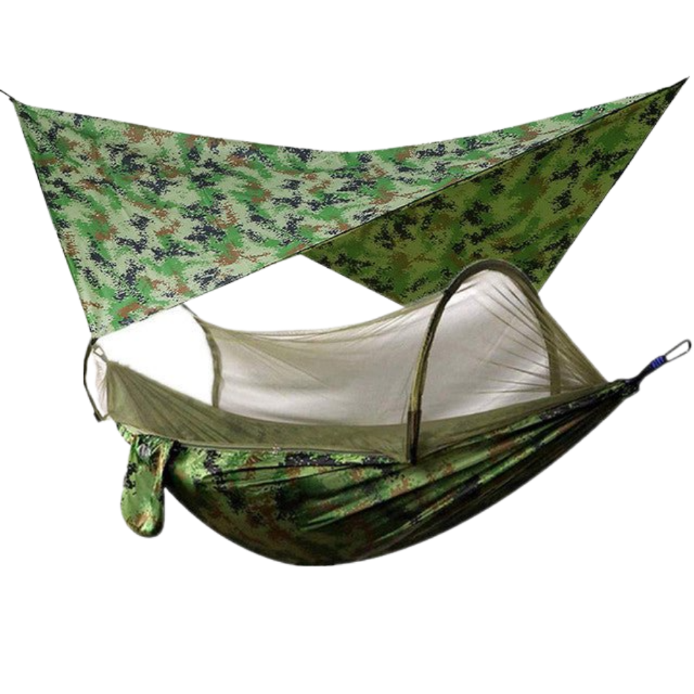 Rede de camping e caminhada Sodial, tente-hamac de camuflagem para atividades ao ar livre e aventuras ao ar livre