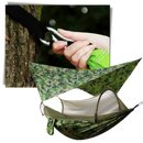 Rede de camping e caminhada Sodial, tente-hamac fácil de usar para acampamento ao ar livre e aventuras na natureza