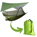 Rede de camping portátil Sodial, tente-hamac para camping e atividades ao ar livre, com suporte resistente e fácil de montar.