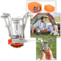 Réchaud de camping Yks a gaz com queimador portátil, ideal para aventuras ao ar livre e atividades de camping.