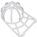 Protège-casquette branco da marca Lzndeal para lavagem em máquina, acessório de vestuário para proteção de bonés.