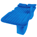 Colchão inflável para assento traseiro de carro, marca Nex, ideal para camping e aventuras ao ar livre, em tom azul.
