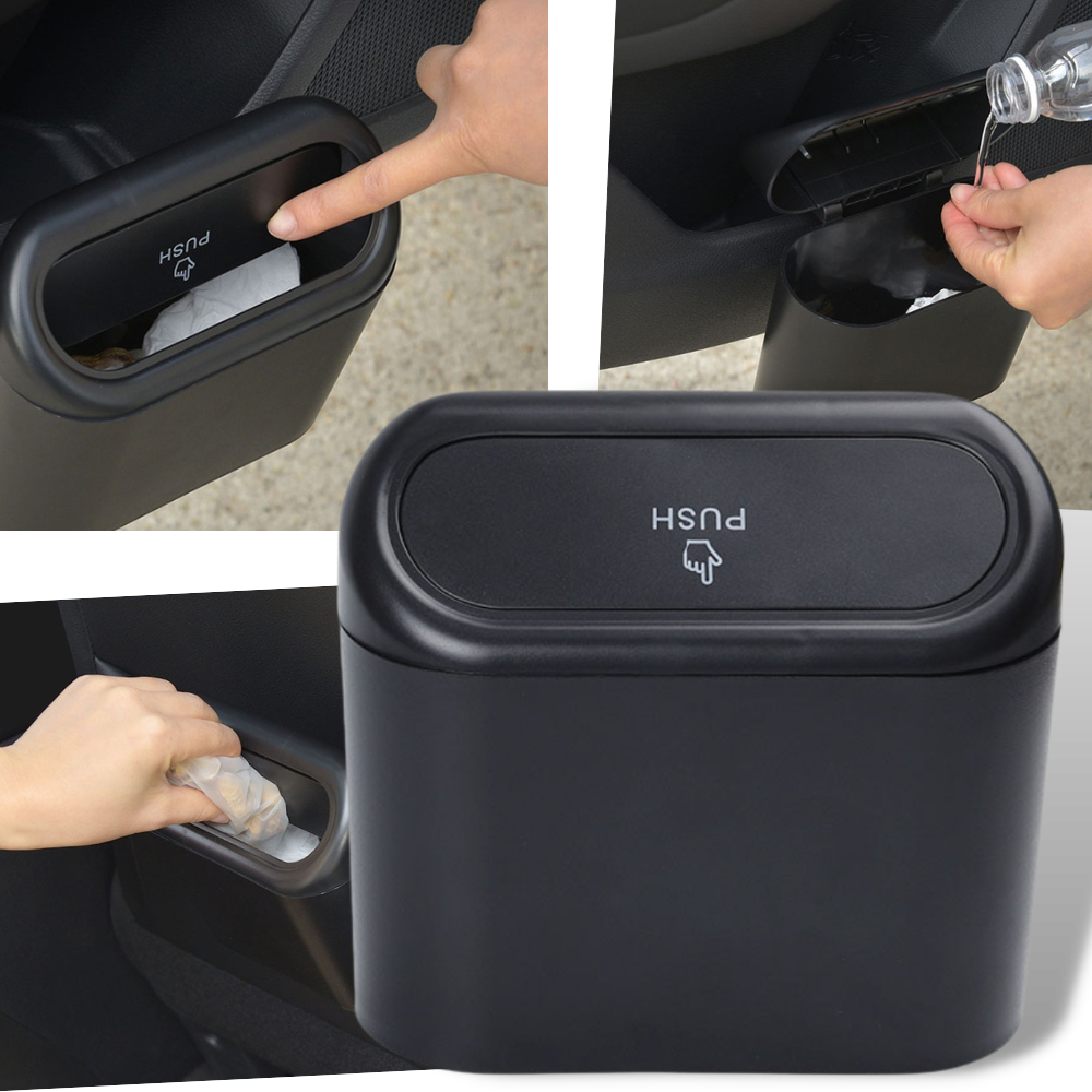 Lixeira para carro Willstar, recipiente de armazenamento de lixo automotivo, com capacidade para resíduos no interior do veículo.