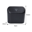 Lixeira para carro Willstar para descarte de resíduos, compacta e prática, instalada no interior do veículo.