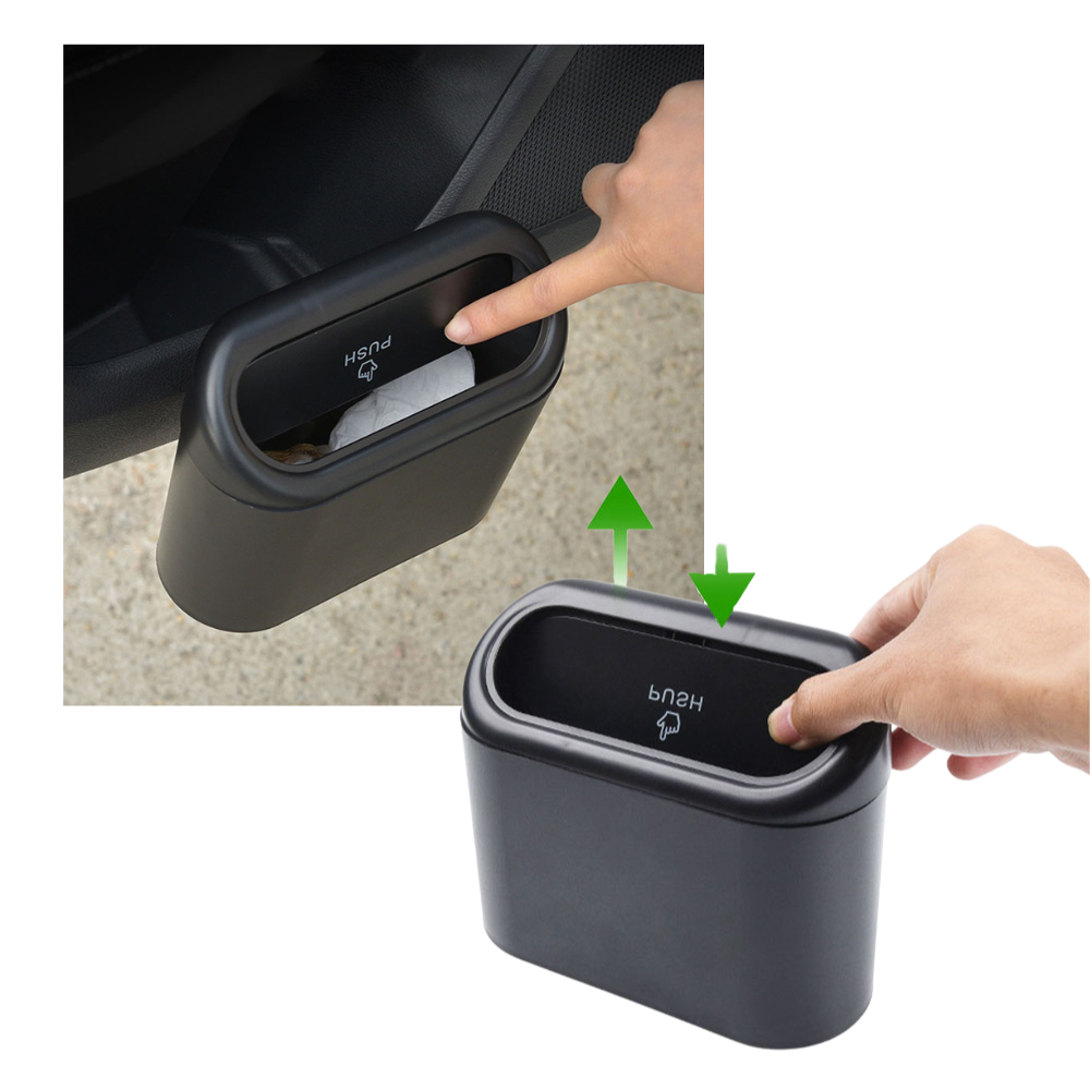 Lixeira inteligente para carro Willstar, recipiente para descarte de resíduos no interior do veículo, com design compacto e funcional.