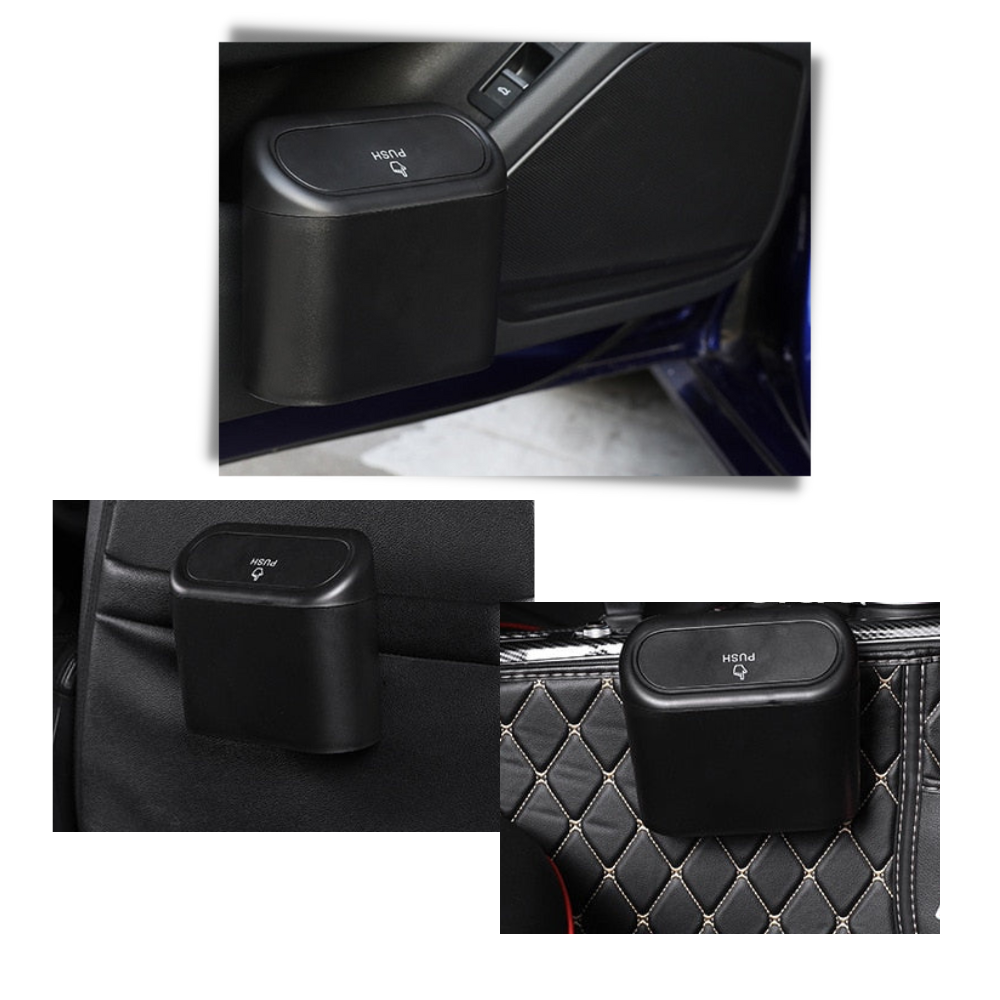 Lixeira para carro Willstar, recipiente para descarte de resíduos com instalação versátil, ideal para veículos.