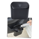 Lixeira impermeável para carro Willstar, recipiente para descarte de lixo automotivo, com design compacto e resistente à água.