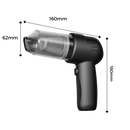 Aspirador de mão sem fio da marca Cbcbtwo, mini aspirador portátil para limpeza de superfícies e ambientes pequenos.