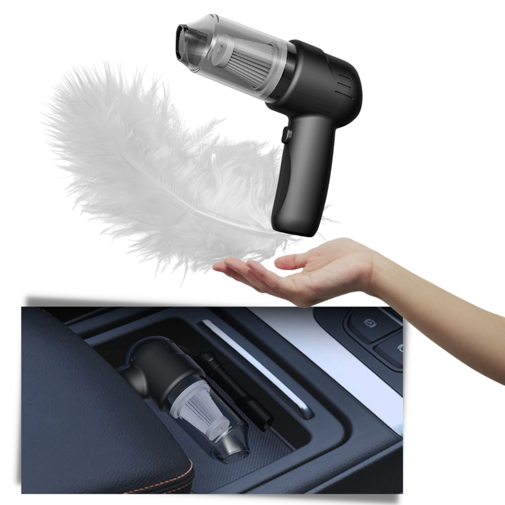 Aspirador de mão sem fio da Cbcbtwo, compacto e leve, ideal para limpeza rápida de áreas pequenas.