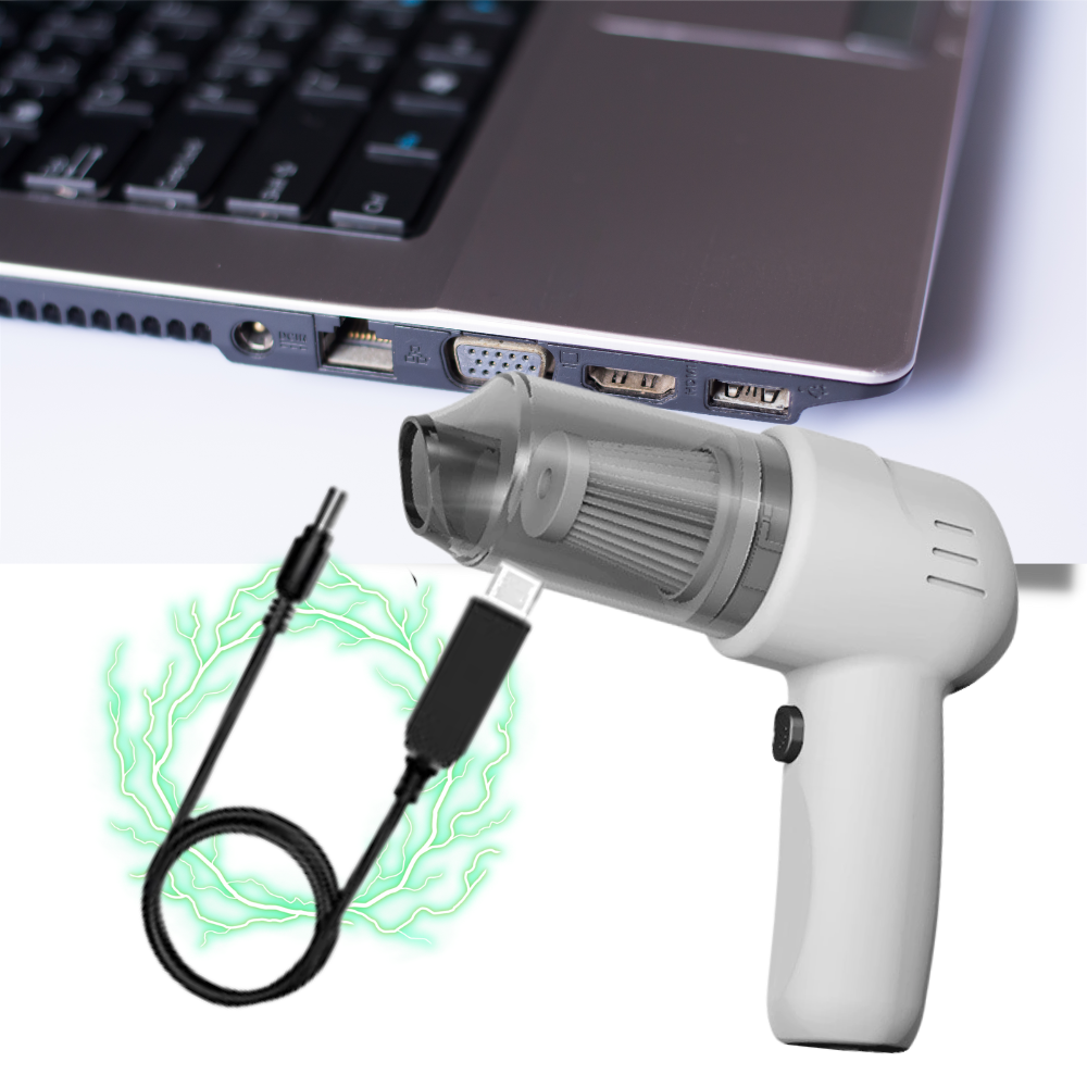 Aspirador de mão sem fio da Cbcbtwo, pequeno e portátil, com design compacto para limpeza rápida e fácil.