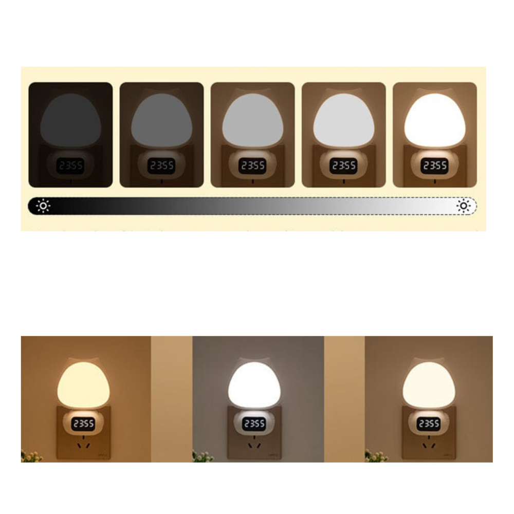 Lâmpada de cabeceira Munchen com controle remoto, iluminação ajustável e design moderno para quarto.