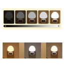 Lâmpada de cabeceira Munchen com controle remoto, iluminação ajustável e design moderno para quarto.