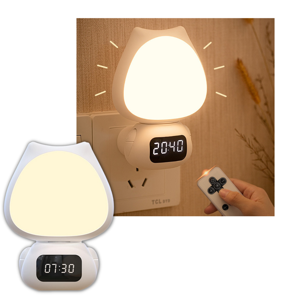 Lâmpada de cabeceira Munchen com controle remoto, luz suave e design moderno para quartos, operação fácil.