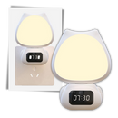 Lâmpada de cabeceira Munchen com design recarregável e controle remoto, iluminação moderna para quarto.
