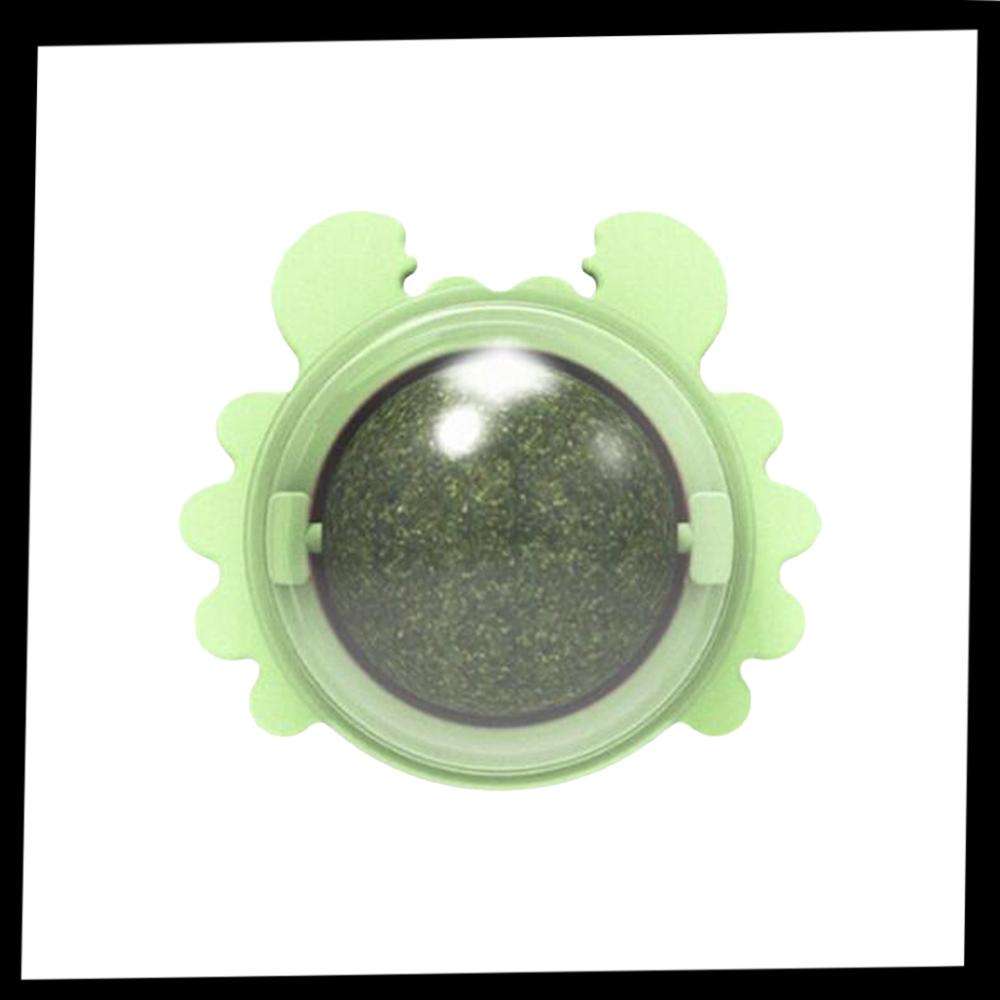 Brinquedo de bola de hortelã rotativa para gatos, acessório para entretenimento, da marca Linfan.