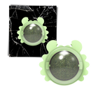 Brinquedo bola de hortelã para gatos da marca Linfan, rotativo, resistente e durável, acessório divertido para felinos.