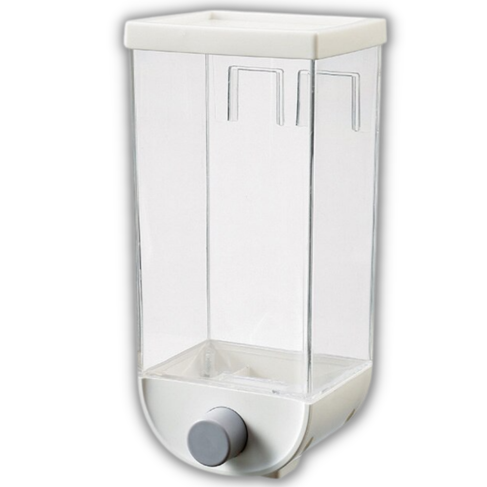 Distributeur mural de céréales Romacci de 1500ml, utensílio de cozinha para armazenar e servir cereais de forma prática e organizada.