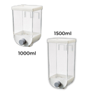 Distributeur de céréales mural Romacci, container de armazenamento com abertura prática para utensílios de cozinha.