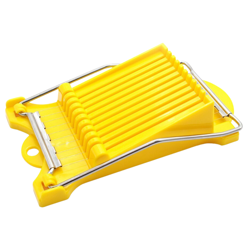 Foeses decoupeur de alimentos, utensílio de cozinha amarelo para fatiar queijos e alimentos com precisão.