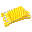 Foeses decoupeur de alimentos, utensílio de cozinha amarelo para fatiar queijos e alimentos com precisão.