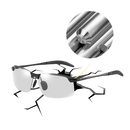 Óculos de sol UV foto cromáticos para homens da marca Jr, com armação durável e lentes que ajustam à luz.