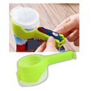 Conjunto de 2 clips para sacos alimentares com tampas, acessórios duráveis e reutilizáveis da marca Zavarea.