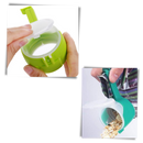 Clips para saco de alimentos com tampa Zavarea, pacote com 2 unidades, acessórios de armazenamento alimentar.