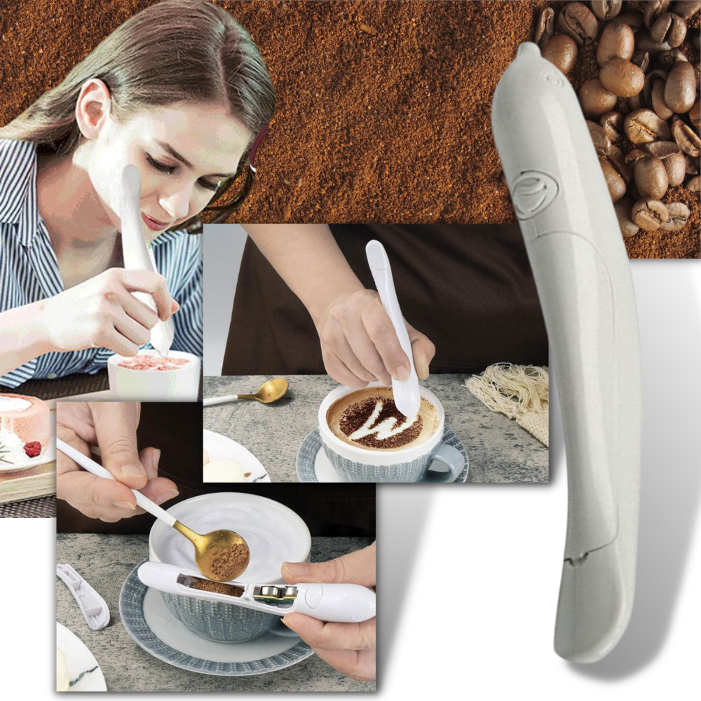Caneta decorativa para café Daciye, acessório de pequeno eletroméger, com design elegante para personalizar bebidas.