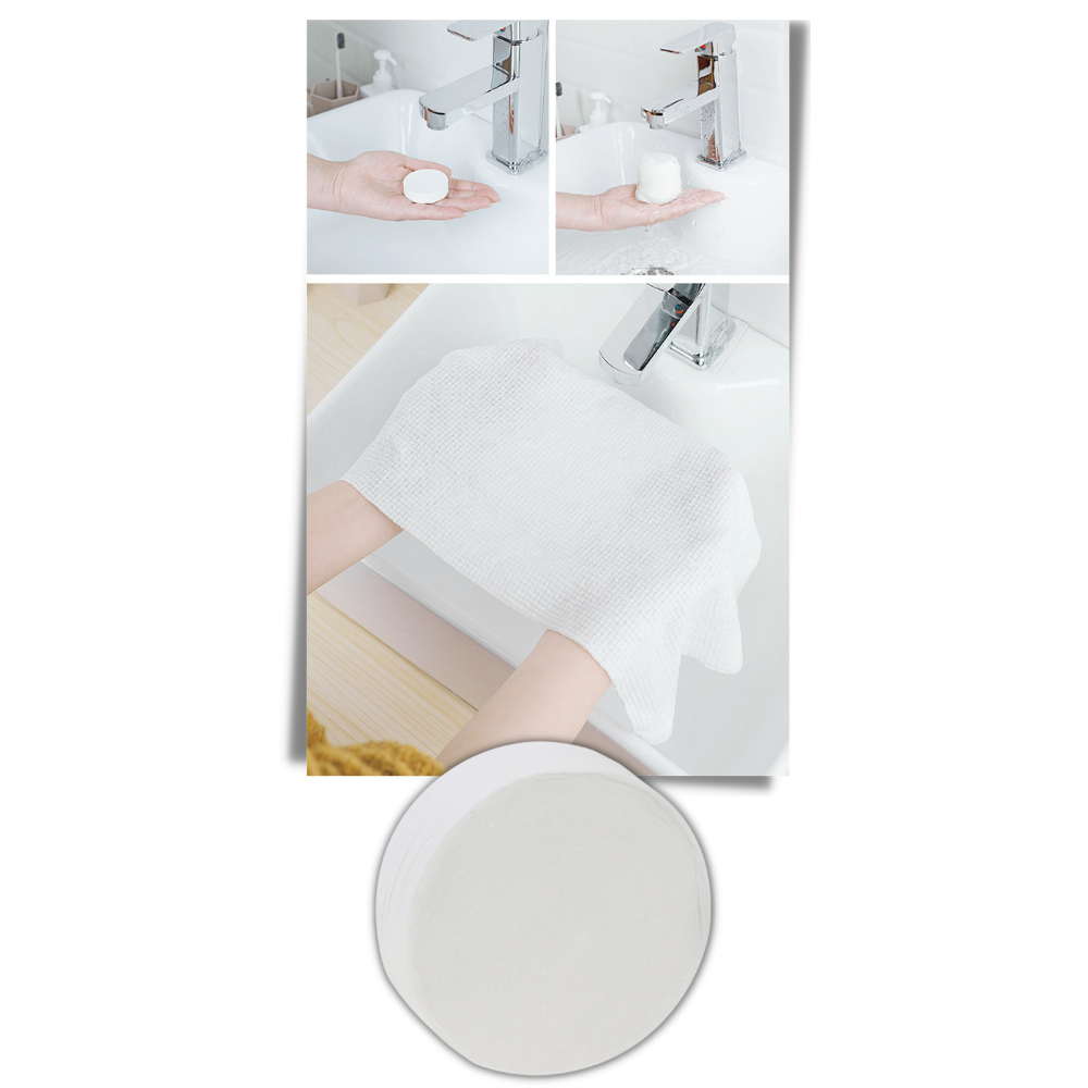 Toalha grande descartável Rdeuod para limpeza doméstica, compacta e fácil de usar, ideal para tarefas de limpeza leve.