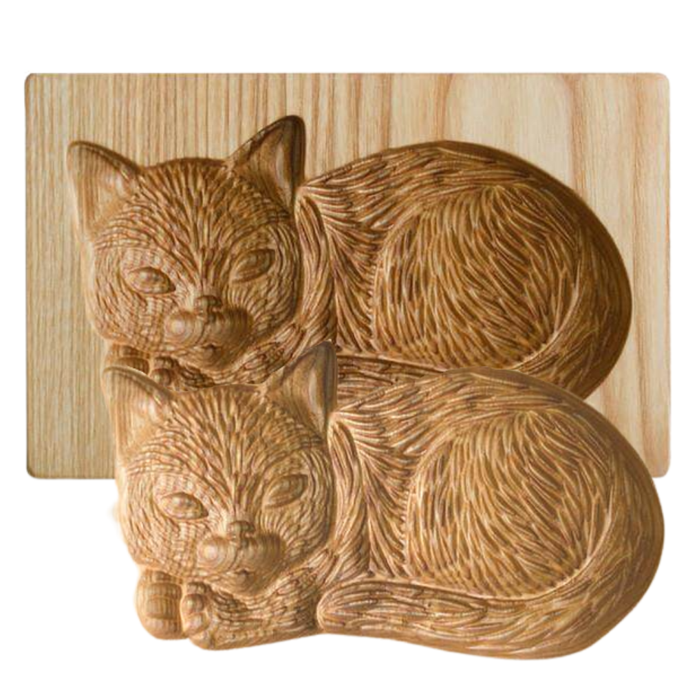Molde de madeira para biscoitos com forma de raposa, material de cozinha e pâtisserie, marca Eastjing.