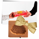 Forma de biscoito em madeira Eastjing para moldar biscoitos e doces na cozinha ou na pâtisserie, material durável e natural.