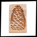 Moule de silicone para biscoitos em forma de madeira, material de cozinha e confeitaria, marca Eastjing, com moldes de diferentes formatos