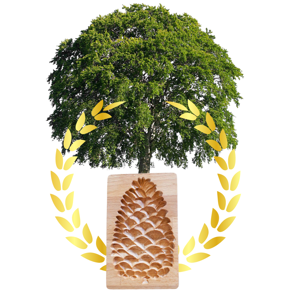 Forma de biscoito de madeira Eastjing para moldar cookies, material de culinária e confeitaria artesanal.