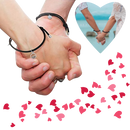 Conjunto de 2 pulseiras magnéticas para casais da Ladychenile, com design elegante e detalhes que simbolizam conexão.