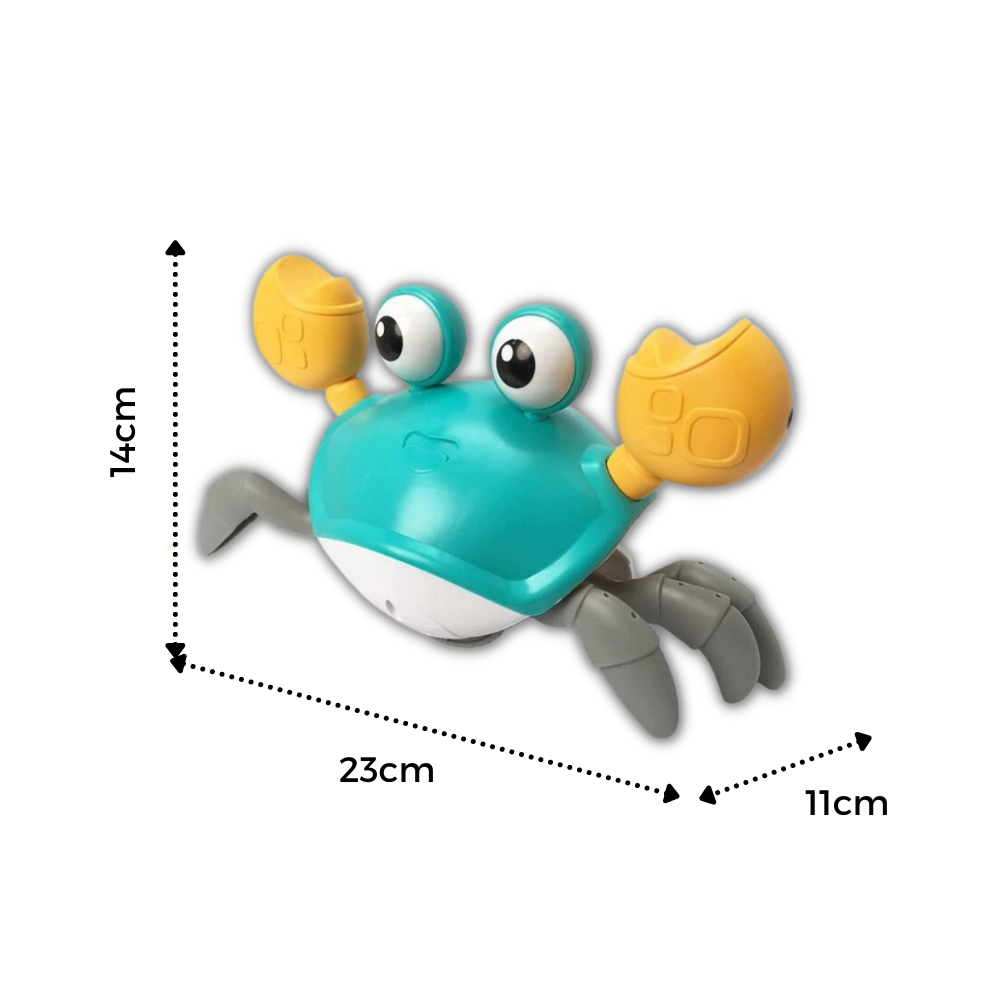Brinquedo de escorpião com sensor de movimento da marca Mountdog, com detalhes realistas e cores vibrantes para diversão.