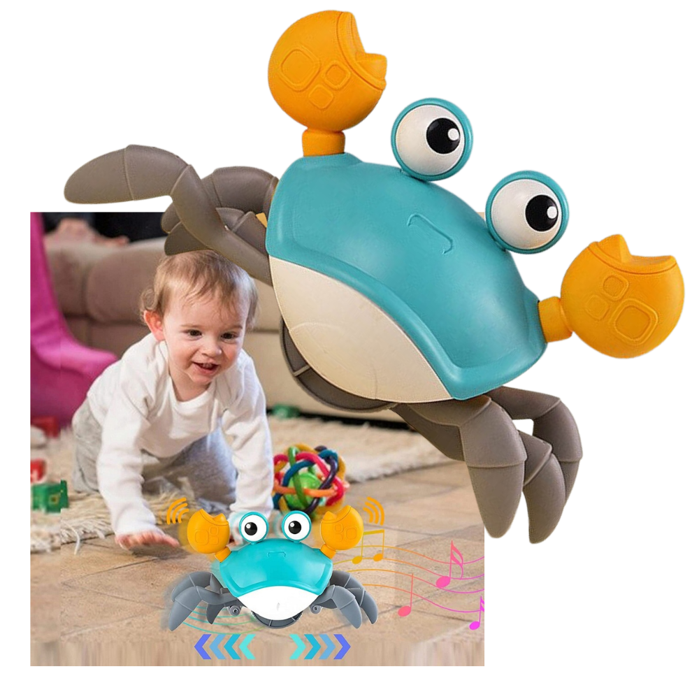 Brinquedo de escorpião com sensor de movimento da marca Mountdog, com detalhes realistas e cores vibrantes.